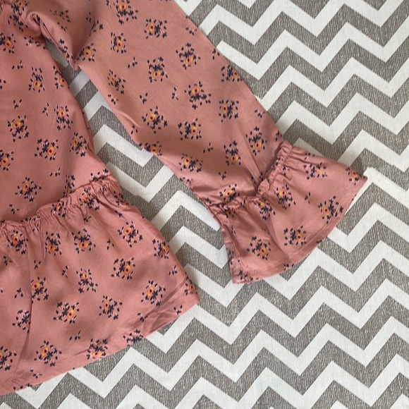 Girls Flower Blouse size 7 - Picture 3 of 12